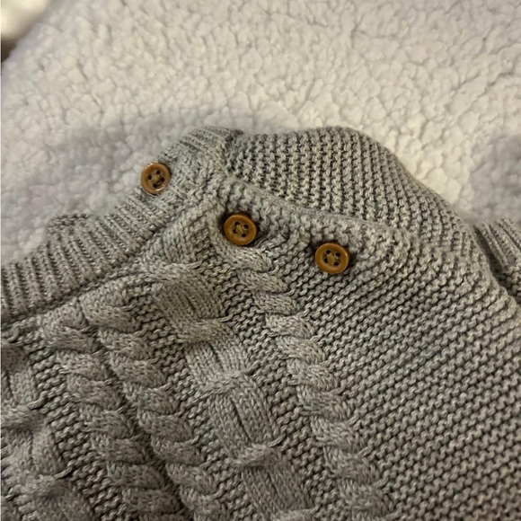 Carter's Organic Gray Knit Sweater - Picture 2 of 5